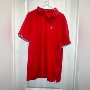 G/FORE red mens Golf Polo Shirt